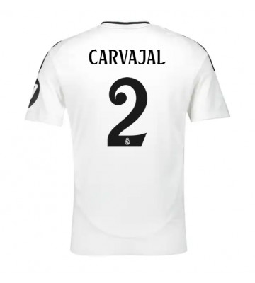 Real Madrid Daniel Carvajal #2 Primera Equipación 2024-25 Manga Corta